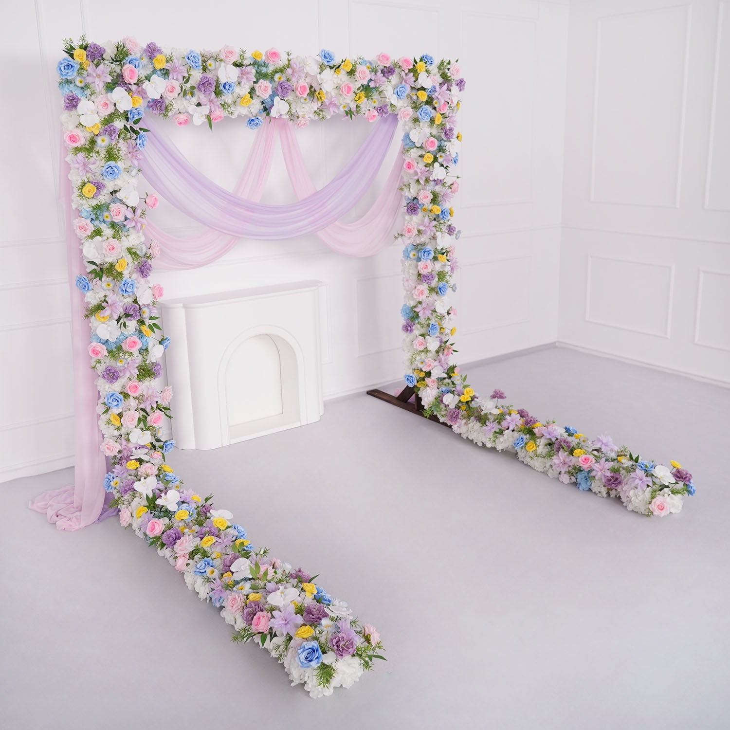 Uflower Colored Table Runner Arrangement Wedding Backdrop Wall Decor